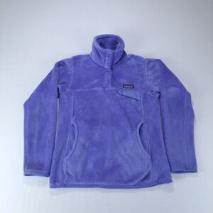 Patagonia Polartec Thermal Pro Fleece Re-Tool Snap-T Pullover Woman's‎ Purple XS